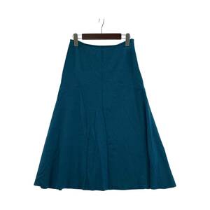 UNTITLED アンタイトル ウール ロングスカート sizeS/ブルー系 レディース