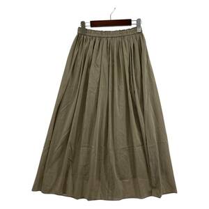 yu. packet OK UNTITLED Untitled long skirt size1/ beige group lady's 