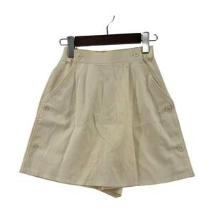 ゆうパケットOK Munsing wear マンシングウェア ショートパンツ size7/アイボリー レディース