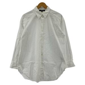 yu. packet OK UNTITLED Untitled long sleeve shirt size2/ white lady's 
