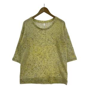 ELLEe Lumix плетеный cut and sewn size38/ оттенок желтого женский 