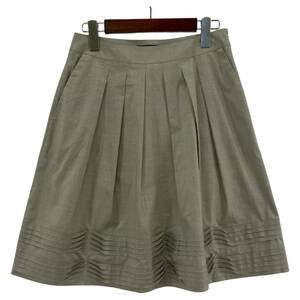 yu. packet OK FRAGILE Fragile tuck skirt size36/ gray lady's 