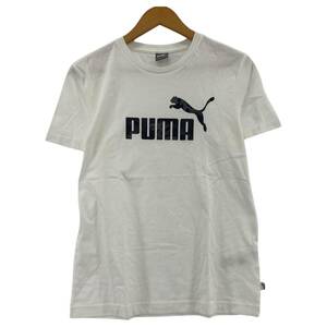 ゆうパケットOK PUMA プーマ プリント 半袖Ｔシャツ sizeL/ホワイト レディース