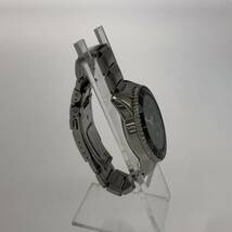 SEIKO セイコー V175-0AD0 CHRONOGRAPH 腕時計/ブラック×シルバー メンズ_画像5