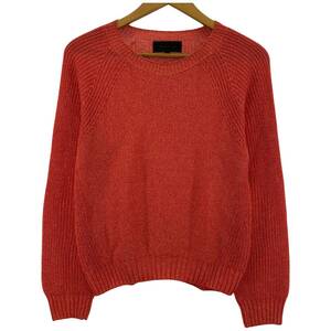 UNTITLED Untitled crew neck knitted size0/ red series lady's 