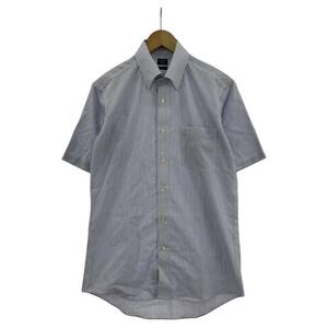 ゆうパケットOK CHOYA SHIRT FACTORY ストライプ柄 半袖シャツ size記載なし/青系 メンズ