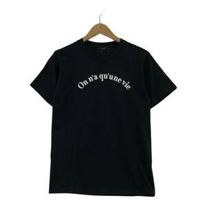 ゆうパケットOK allureville アルアバイル プリント 半袖Ｔシャツ size2/ブラック レディース