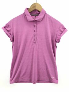 ゆうパケットOK NIKE GOLF ポロシャツ sizeM/ピンク ■◆ ☆ dfb2 レディース