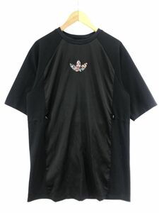 adidas アディダス Tシャツ sizeS/ブラック ■◆ ☆ dha7 レディース