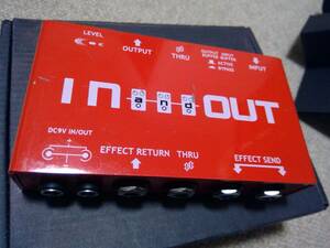 CAJ IN and OUT CUSTOM AUDIO ジャンクションボックス Buffer