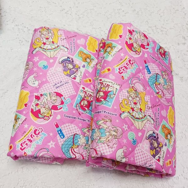 プリキュア キルティング生地 キルト生地 ピンク