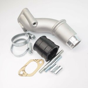 Intake manifold -POLINI 2-stud rotary valve- for Vespa 50s 100 ET3 CS=30mm (Polini-CP 24) ビッグキャブ用 インマニ ベスパ スモール