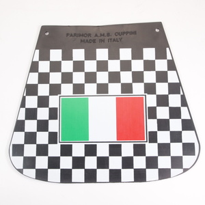 Mud Flap CUPPINI -ITALY- VESPA Lambretta Cuppini チェッカー リアマッドフラップ 50S 100 125ET3 PX200E PX150E PX125FL PX200FL GTR