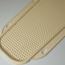Central floor mat for Vespa V50 PV125 ET3 - cream white ベスパ センターマット クリーム スモール系用サイズ 50s 100_画像2
