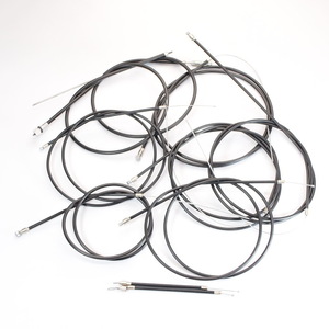 Cable Kit for Vespa 50s 100s 125ET3 with PTFE Inliner sleeve SIP PREMIUM black Vespa cable wire set 