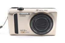 動作品 カシオ Casio EXILIM EX-ZR300 エクシリム ゴールド コンパクトデジタルカメラ 箱 取説 充電ケーブル付 管K6850_画像2