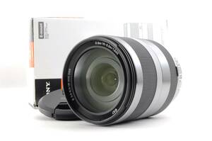 動作品 ソニー SONY E 18-200mm f3.5-6.3 OSS SEL18200 Eマウント AF 一眼カメラレンズ 箱 取説付 管K6851