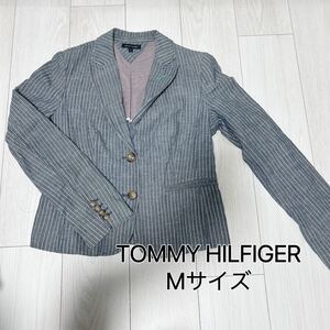 【TOMMY HILFIGER】トミーヒルフィガー　テーラードジャケット　ブルー