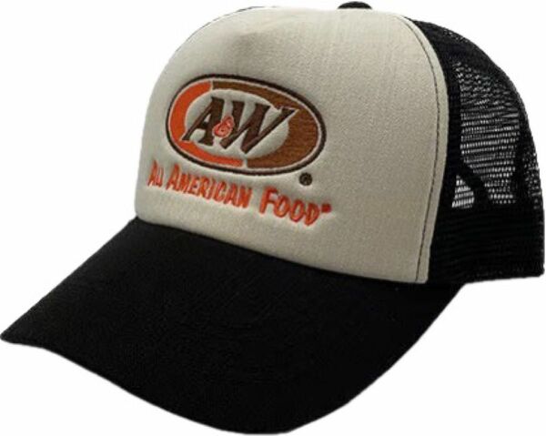 【沖縄の定番人気】A&W エンダー メッシュロゴキャップ（ブラック）