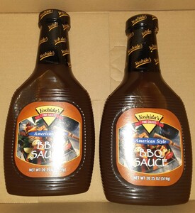  2 ps ... sauce Yoshida sauce ( tomato paste sugar molasses etc. ) B.B.Q sauce Yoshida barbecue sauce YOSHIDA'S 574g