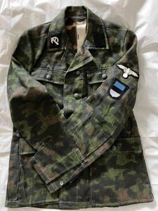 WW2 Germany army nachis parent ..SS SMW company manufactured precise replica D pattern Blurred Edge camouflage HBT cloth formal goods jacket Est nia... specification 