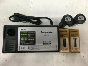 【中古品】希少!! Panasonic(パナソンック) 3.6v1.5Ahバッテリx2+充電器セット EZ9L10x2+EZ0L10 IT5HUK2ZMLTA
