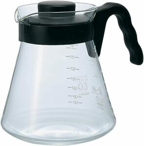 HARIO(ハリオ) V60コーヒーサーバー 実用容量1000ml ブラック 日本製 VCS-03B