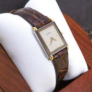 ◆美品 稼働 SEIKO LASSALE 腕時計 外箱 レザー レディース s