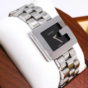 ◆ 美品 稼働 GUCCI 腕時計 Gスクエア 3600J 新品電池 メンズ d