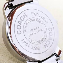 ◆美品 稼働 COACH 腕時計 シェル文字盤 ボーイズ 新品電池 r_画像6