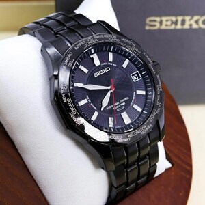 ◆美品 稼働 SEIKO BRIGHTZ 腕時計 電波ソーラー 7B25