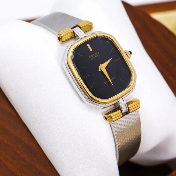 ◆美品 稼働 SEIKO 腕時計 ブレスレット レディース 新品電池 f
