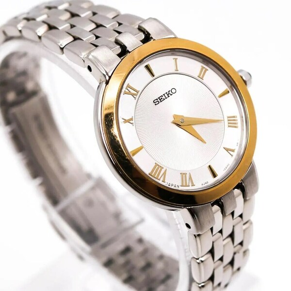 《人気》SEIKO 腕時計 シルバー レディース エレガント クォーツ g