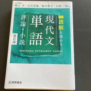 新品★読解を深める現代文単語☆評論・小説★改訂版★桐原書店