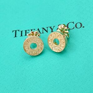 美品TIFFANY&Co. ティファニーサークルピアス1837 シルバー