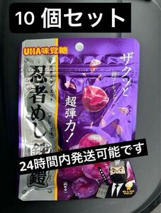 味覚糖　忍者めし 鉄の鎧グレープ味　10個