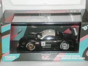 ■1/43 EBBRO SUPER GT 500 TOM'S SC TEST CAR No.1 黒