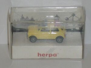 ◆1/87 herpa Mini Cooper Belgien 黄