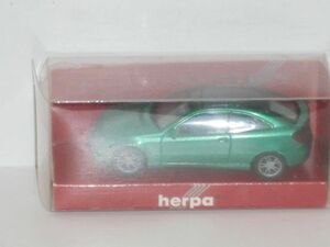 ◆1/87 herpa Mercedes-Benz C-Klasse 2-door 緑