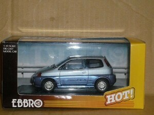 1/43 EBBRO Honda FCX Fuel cell Power Car 水色