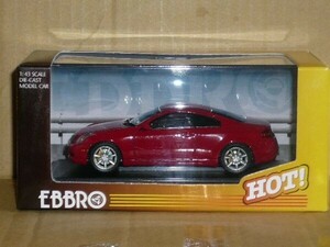 1/43 EBBRO NISSAN SKYLINE Coupe 350GT 赤