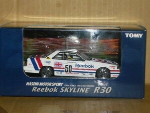 1/43 トミカEBBRO Reebok SKYLINE R30 No.50 白