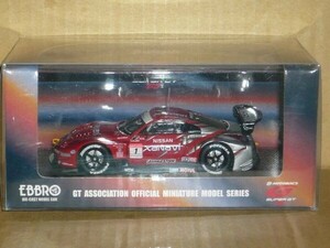 1/43 EBBRO SUPER GT 2005 XANAVI NISMO Z MALAYSIA NO.1 銀/赤