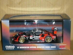 1/43 EBBRO SUPER GT 2005 G'ZOX HASEMI Z No.3 黒/赤