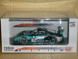 1/43 EBBRO WOODOME ADVAN KONDO Z Super GT500 No.24 緑/黒