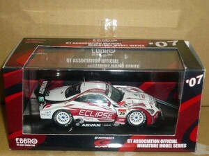 ☆1/43 EBBRO SUPER GT500 ECLIPSE ADVAN SC430 No.25 白/赤