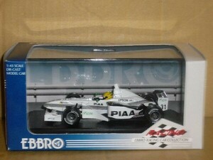 1/43 EBBRO FORMULA NIPPON PIAA REYNARD 01L 白