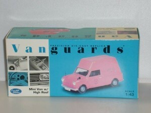 ○1/43 Vanguard MINI VAN w HIGH ROOF 赤