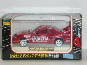 *1/40 ALTIA DUNLOP GT-R (R33) No.12 красный 