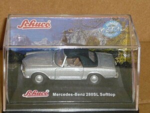 1/72 Schuco Mercedes-Benz 280SL Softtop silver 